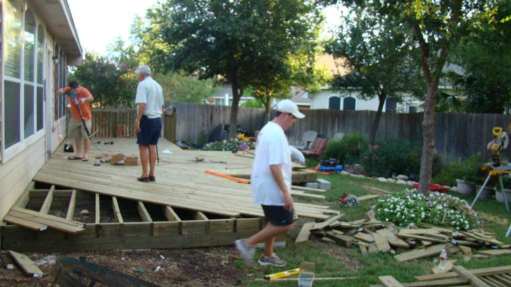 INSTALLING NEW DECK BOARDS